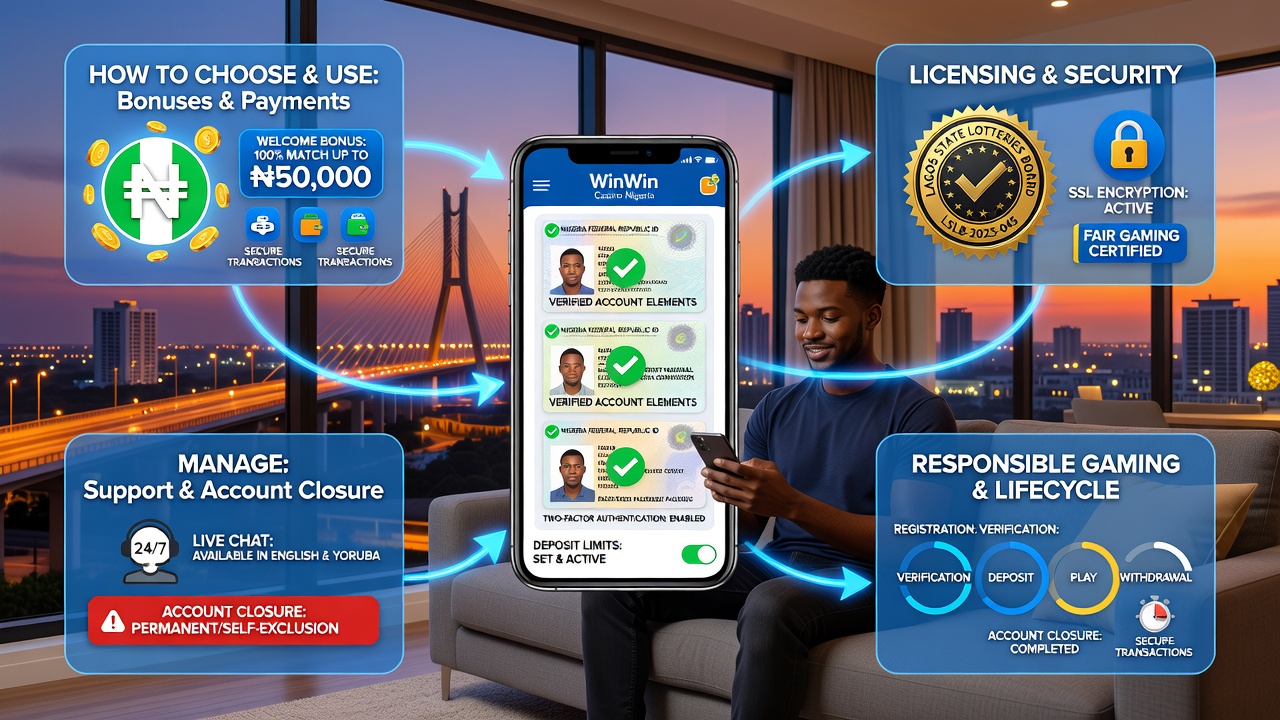 How to Choose, Use, Secure, and Manage Legal Online Casinos in Nigeria: Bonuses, Payments, Licensing, Support, and Account Closure