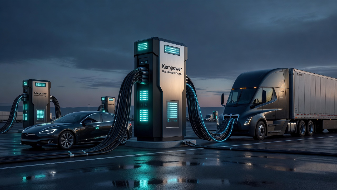 Kempower Debuts Dual-Standard Charger Bridging Cars and Heavy Trucks