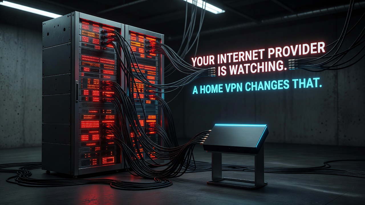 Your Internet Provider Is Watching. A Home VPN Changes That
