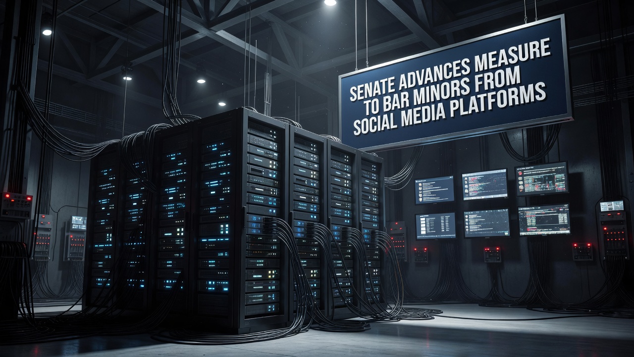 Senate Advances Measure to Bar Minors From Social Media Platforms