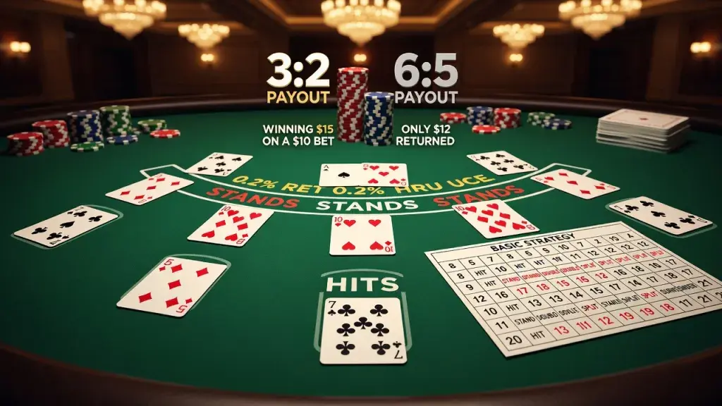 Comprehensive Blackjack Rules Guide: Payout Rules, Insurance, and Dealer Stands on 17 with Basic Strategy